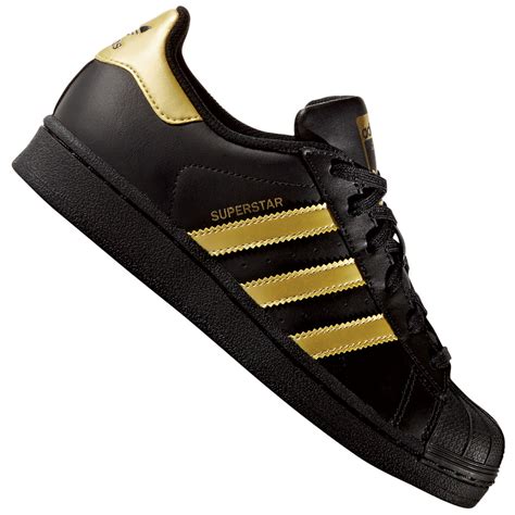 adidas superstar schwarz goldene streifen|adidas superstar.